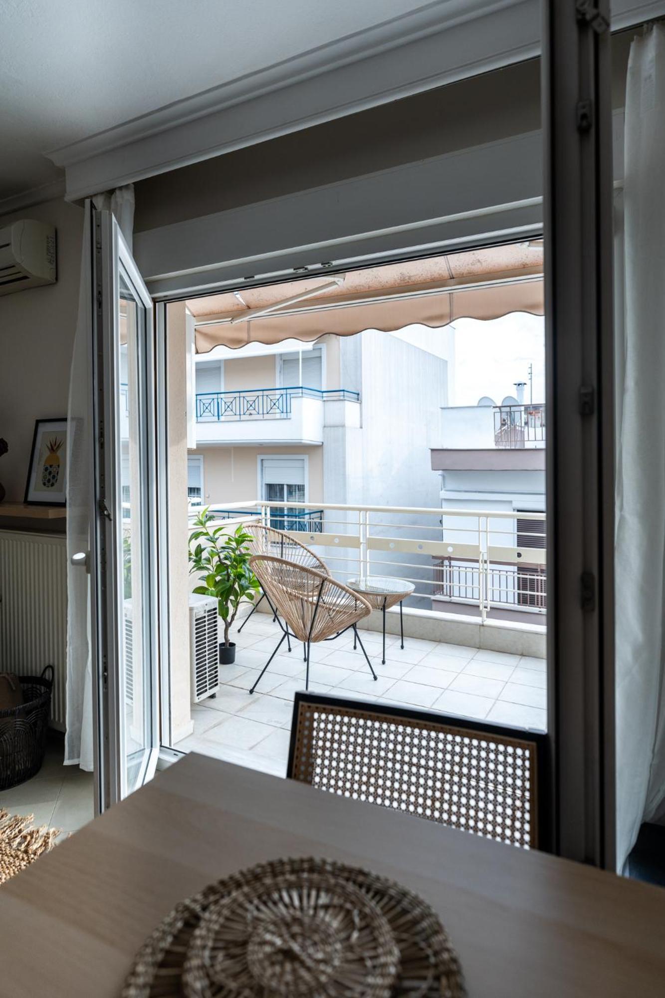 Pomegranate Luxury Penthouse Maisonette With Beautiful Terrace & Free Parking By Binobi ! Szaloniki Kültér fotó
