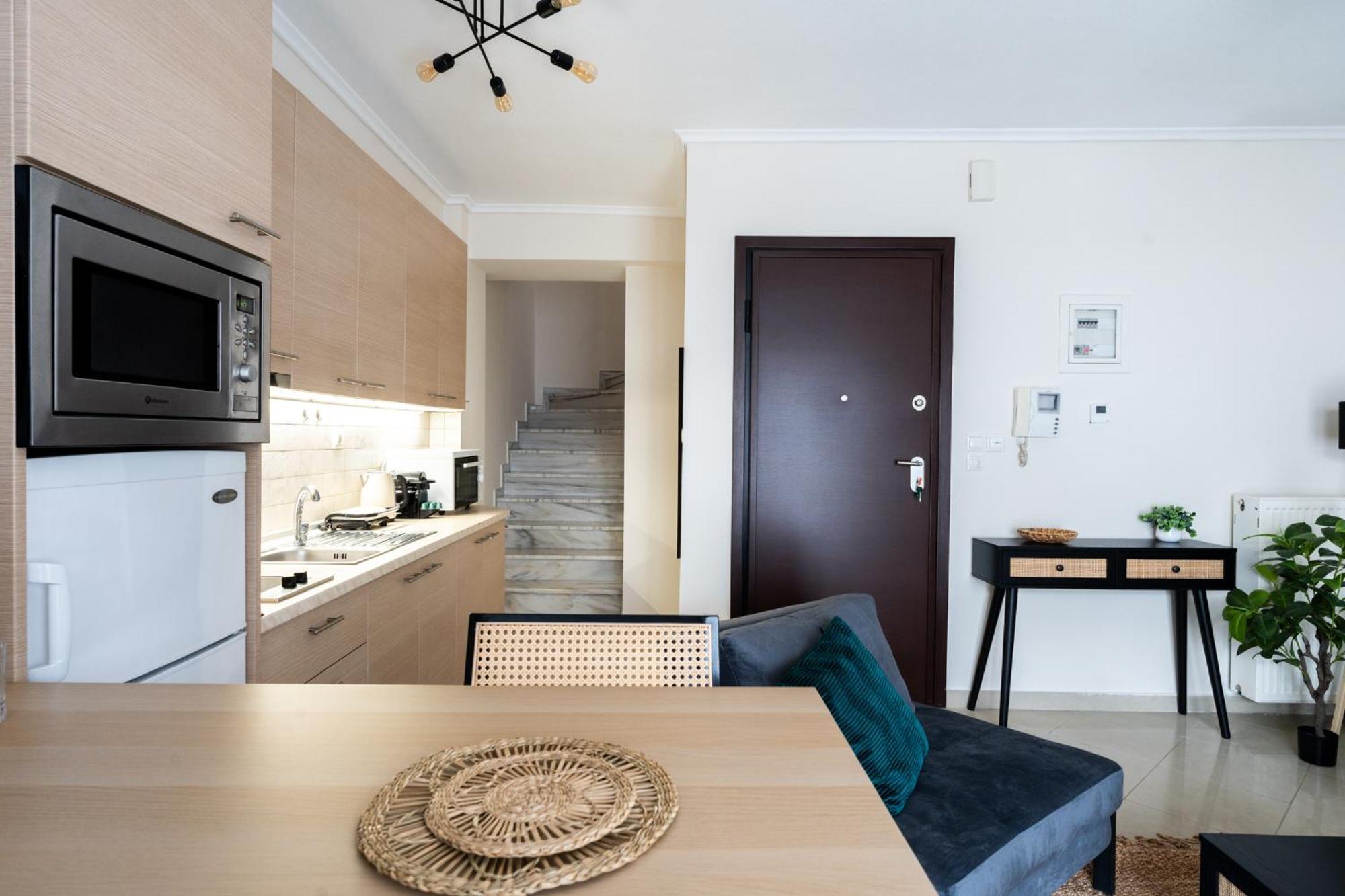 Pomegranate Luxury Penthouse Maisonette With Beautiful Terrace & Free Parking By Binobi ! Szaloniki Kültér fotó