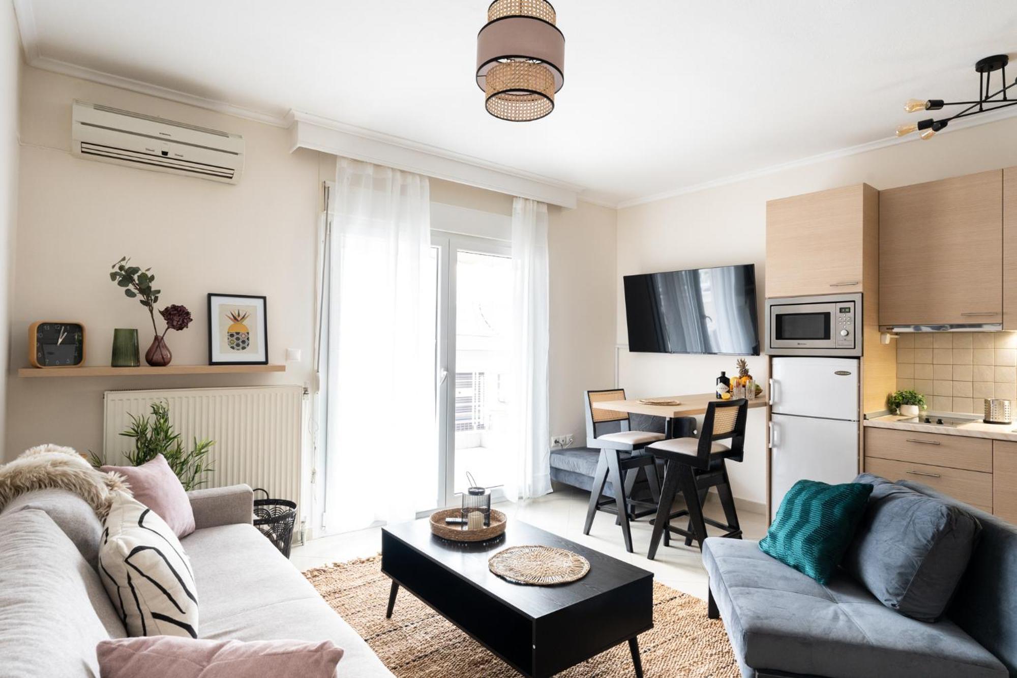 Pomegranate Luxury Penthouse Maisonette With Beautiful Terrace & Free Parking By Binobi ! Szaloniki Kültér fotó