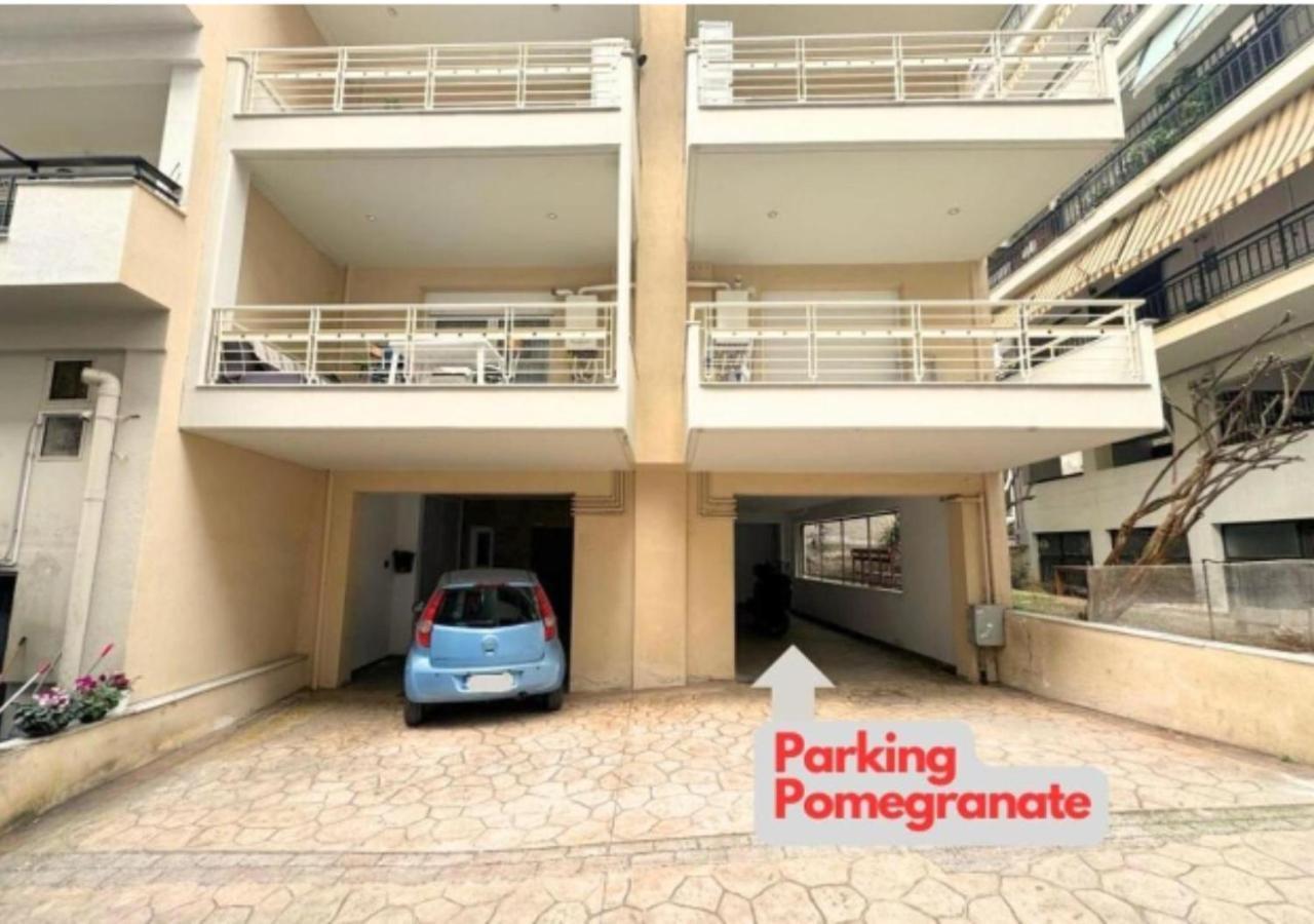 Pomegranate Luxury Penthouse Maisonette With Beautiful Terrace & Free Parking By Binobi ! Szaloniki Kültér fotó
